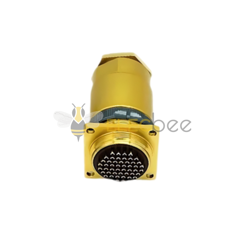 PC-50ZPJ系列對接直式連接器50芯螺紋插頭插座線纜接插件